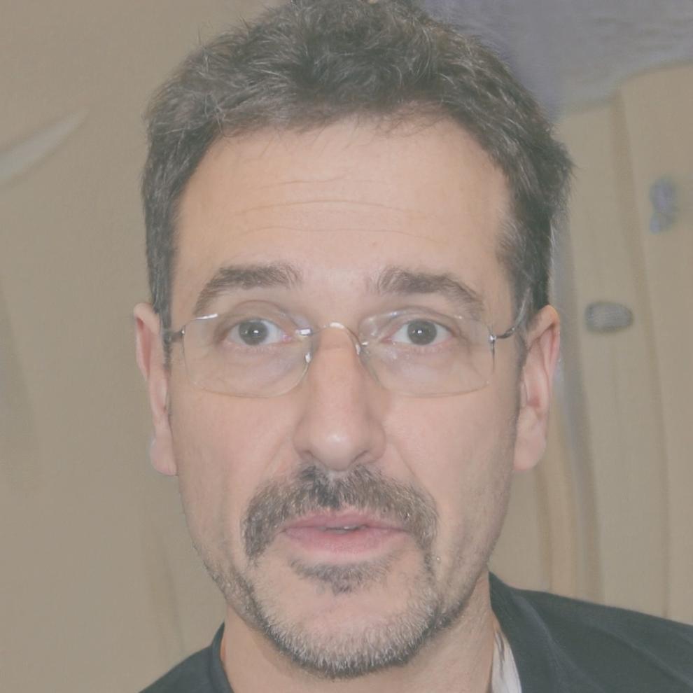Portrait of Nimrod Caspi, group facilitator